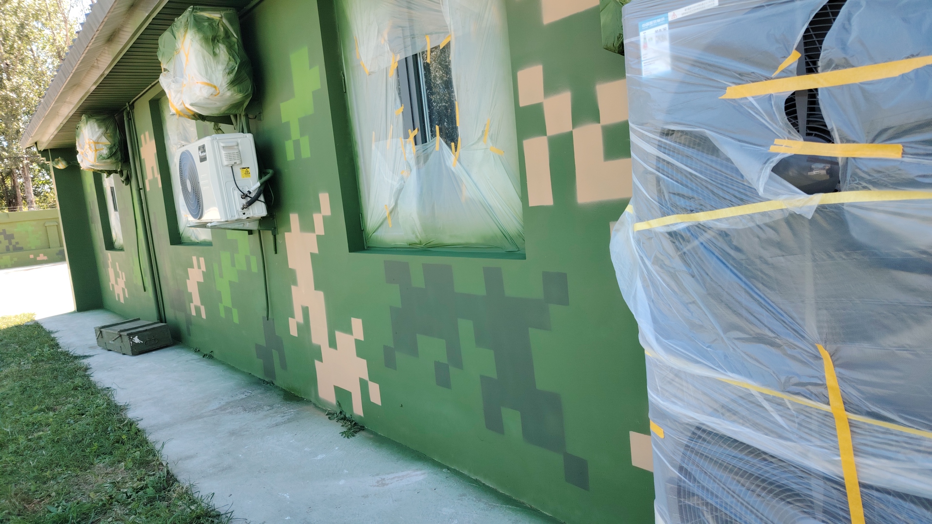 中山外墙迷彩漆施工多少钱 伪装迷彩漆  