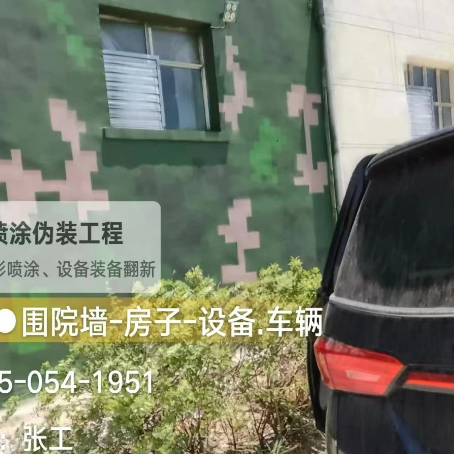 中山数码迷彩漆施工